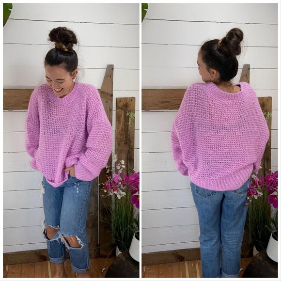 Chelsea28 Sweaters - 🎉 HP 🎉. Sweater NWT BubblegumPink  L Oversize